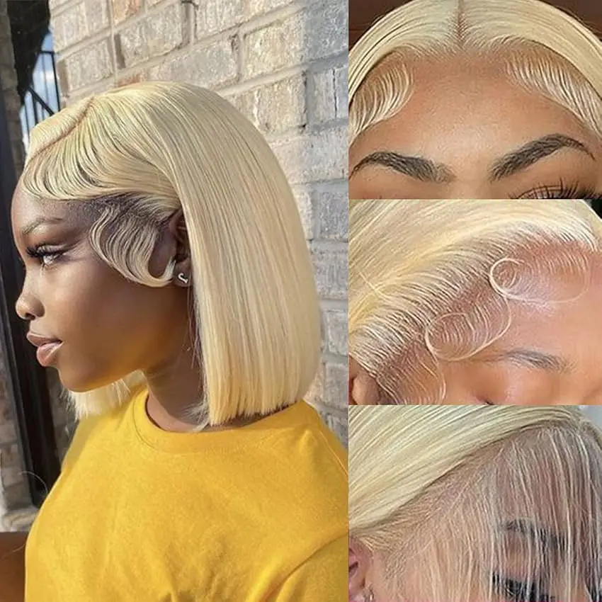 13x4 الدانتيل الجبهة الباروكات شعر الإنسان غلويليس الباروكات شعر الإنسان قبل قطعها قبل 150% الكثافة 10 بوصة بوب الباروكات للنساء