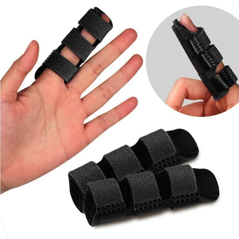 Pain Relief Trigger Finger Fixing Splint Straighten Brace Adjustable Sprain Dislocation Fracture Finger Splint Corrector Support