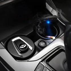 Multipurpose Car Ashtray Creative LED Light Auto Interior Accessories for Chery QQ Tiggo 2 3 4 7 8 Pro T11 Arrizo A13 IQ Fulwin