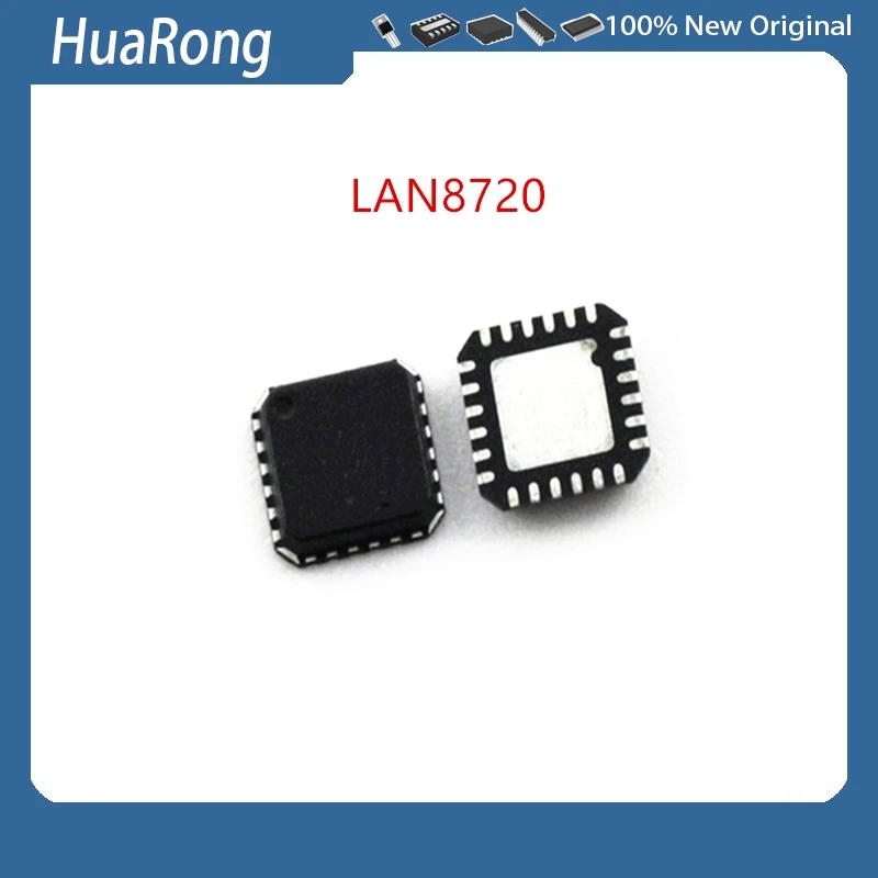 10Pcs/Lot   LAN8720 LAN8720A-CP-TR LAN8720AI-CP-TR  QFN24