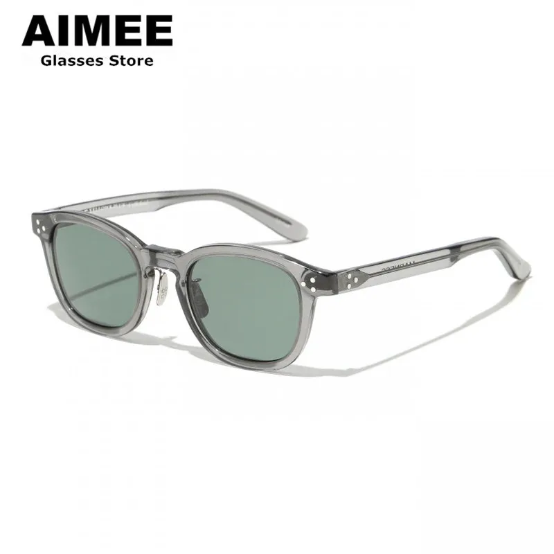 Brand Designer Eyeglasses High Quality Acetate Sunglasses Men Trend Polarizer Color Changing Optical Eyewear Driving Sun Glasses