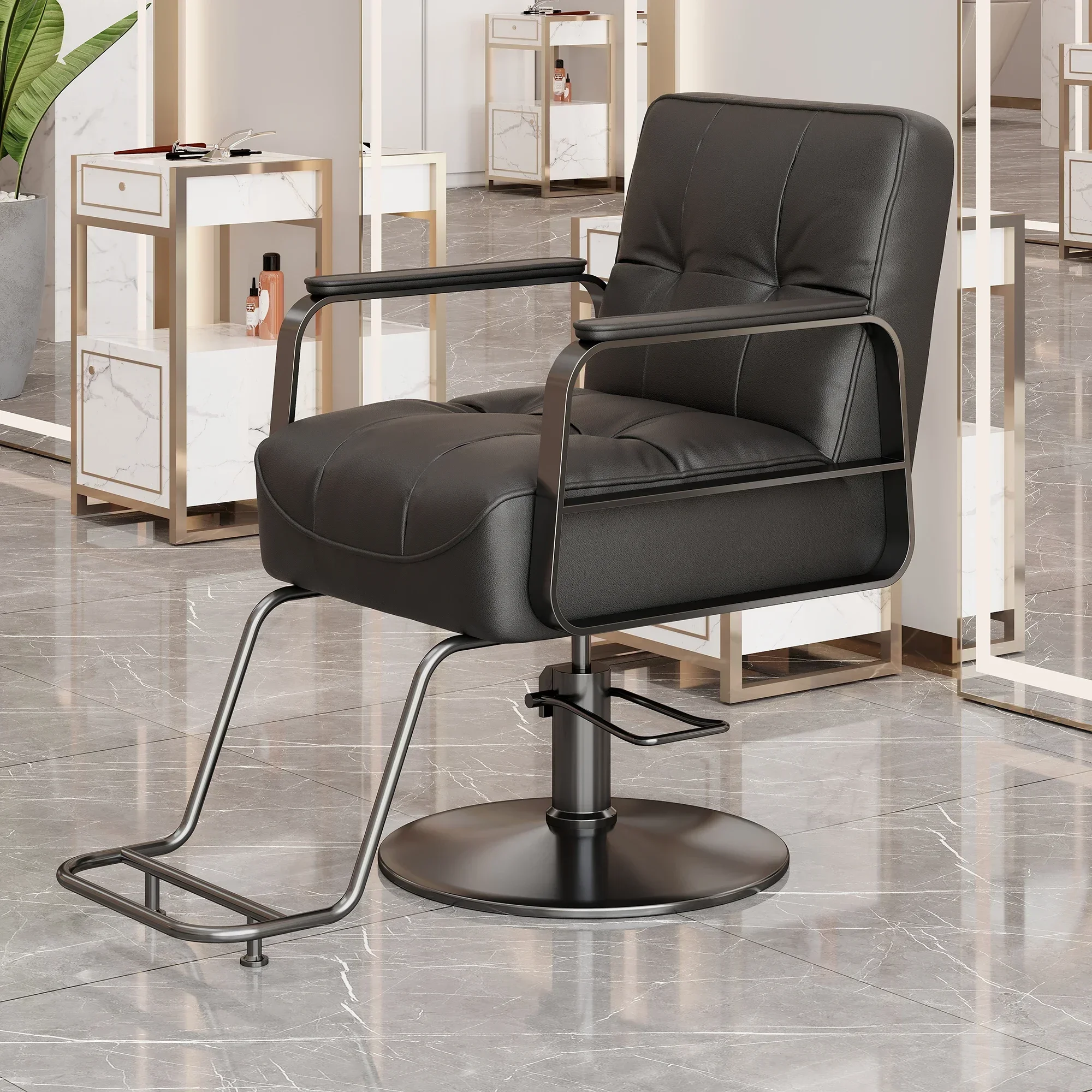 كراسي الحلاق كرسي مضخة لتصفيف الشعر صالون تجميل غسل المهنية رمش قطع الشعر خمر مسمار بسيط شحن مجاني #5