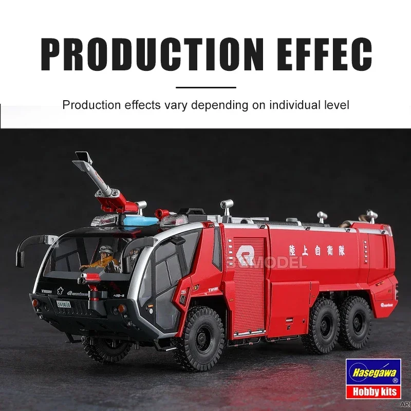 Hasegawa Assembled Model Kit 54005 Rosenbauer Panther 6x6 Airport Crash Tender 1/72 Scale