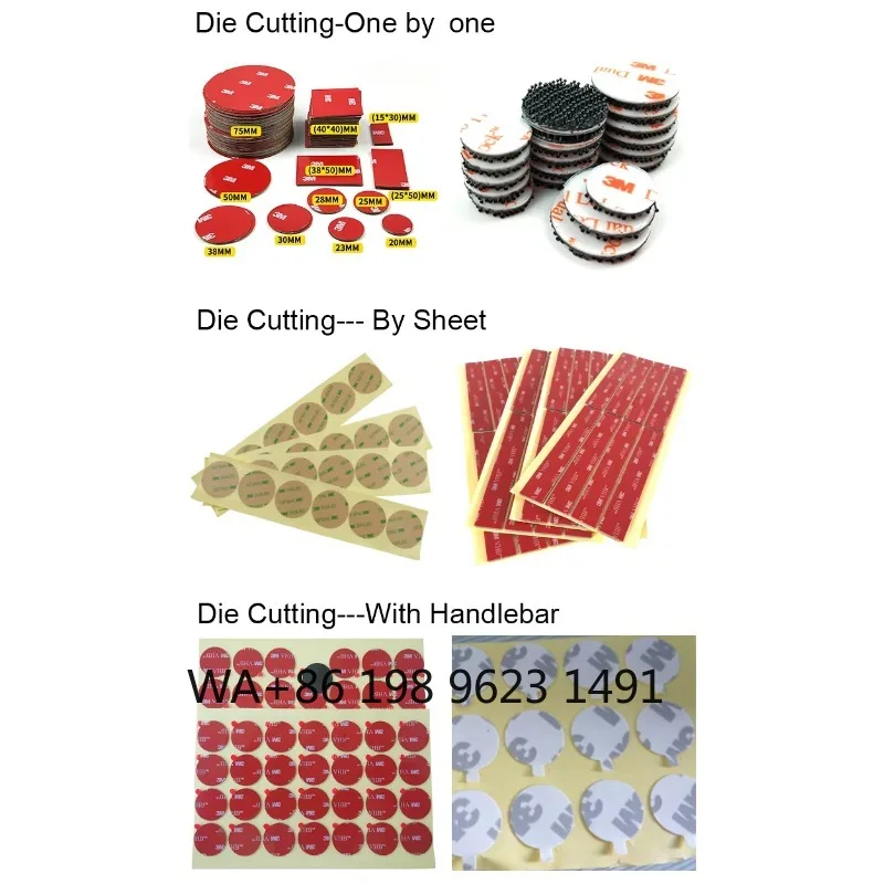 Transparent Double Sided Film Tape, Self Adhesive Clear Film Tape for Daily Bonding Packaging Application