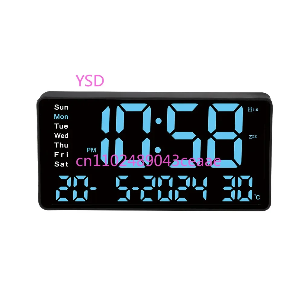 Simple and creative LED electronic clock ornament, small desk clock home decoration alarm clock