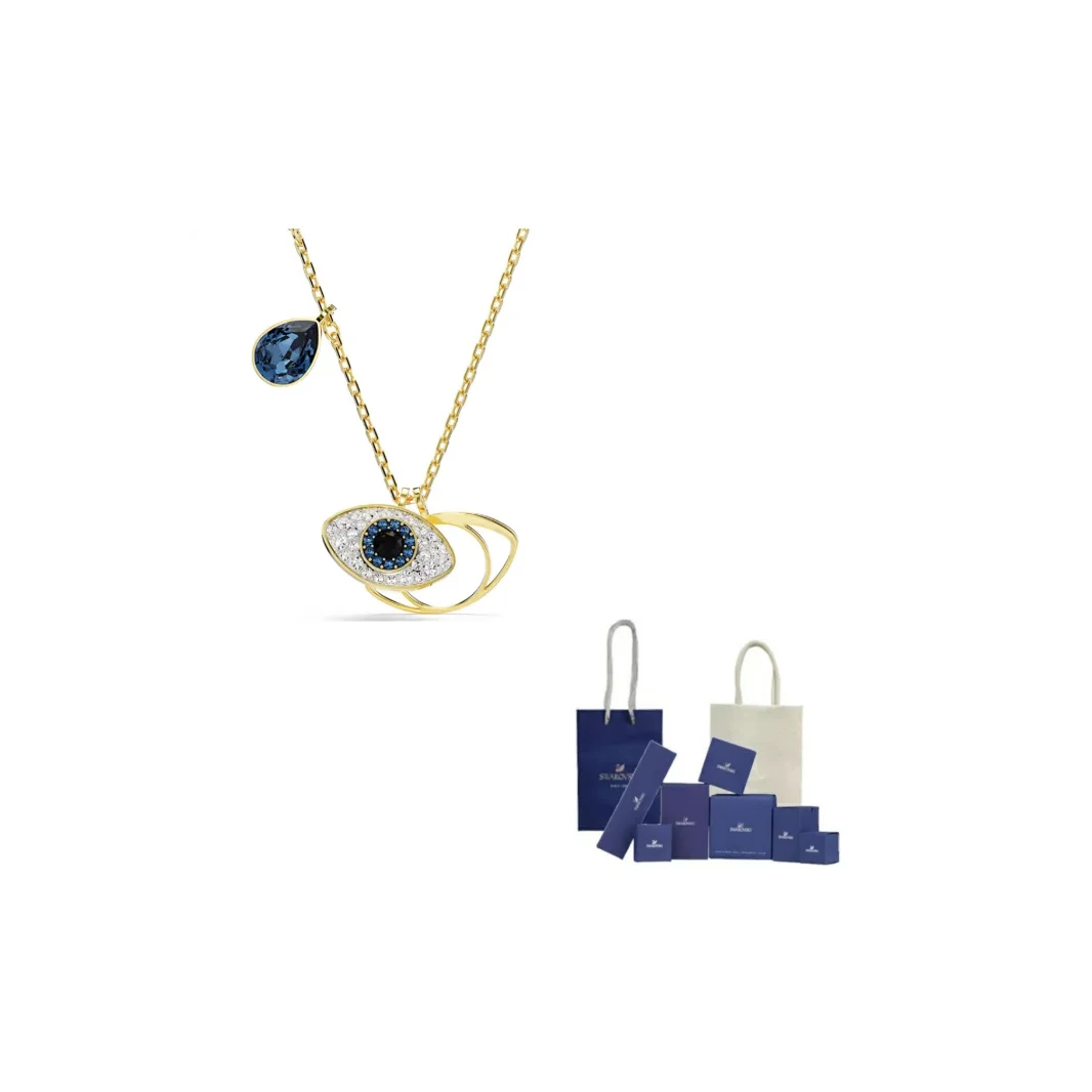 Swarovski Symbolica Faux Crystal Necklaces Women's Gold 5692178