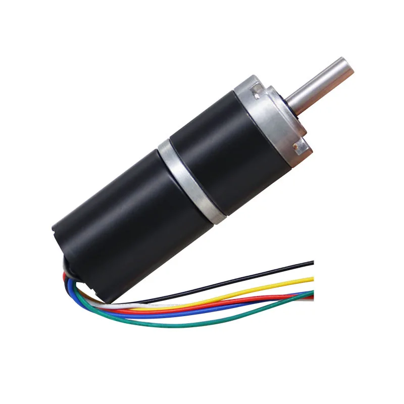 28mm 24V Brushless DC Planetary Gear Motor Built-in Driver PWM Speed Control Reversible Reduction Gearbox Motor