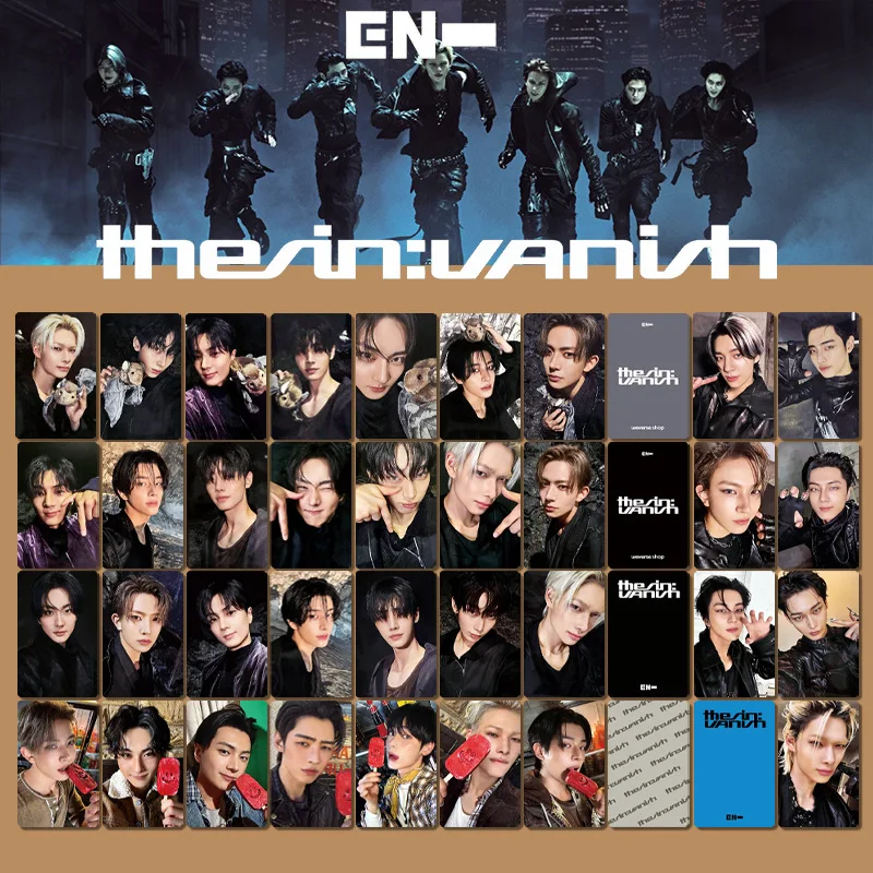 Skzoo Enhypen The Sin Vanish - Fototarjetas Aleatorias Oficiales con Beneficios Especiales, Tarjetas Lomo, Mercancía del Grupo para Colección de Fans, Regalo