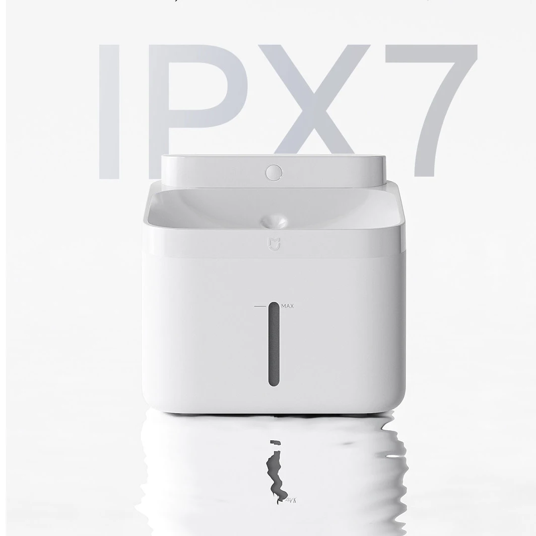 XIAOMI Mijia Smart Диспенсер для воды для домашних животных 2-го поколения Беспроводной дизайн 3л 4000 мА Литиевая батарея IPX7 Водонепроницаемый работает с приложением Mihome