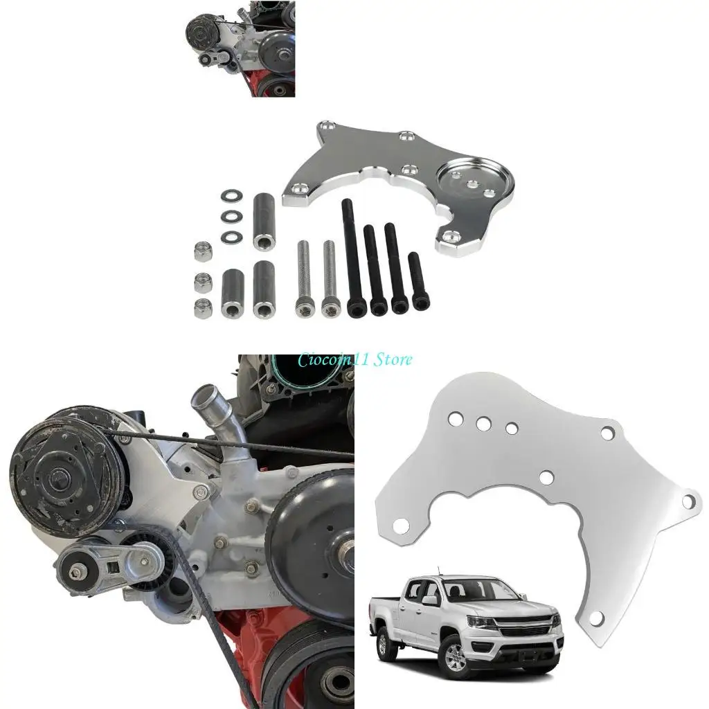 

Y1UB Compressor Bracket Strong High Mount Bracket Mount Engine Conversion Bracket For 1999-2013 LS6 4.8 5.3