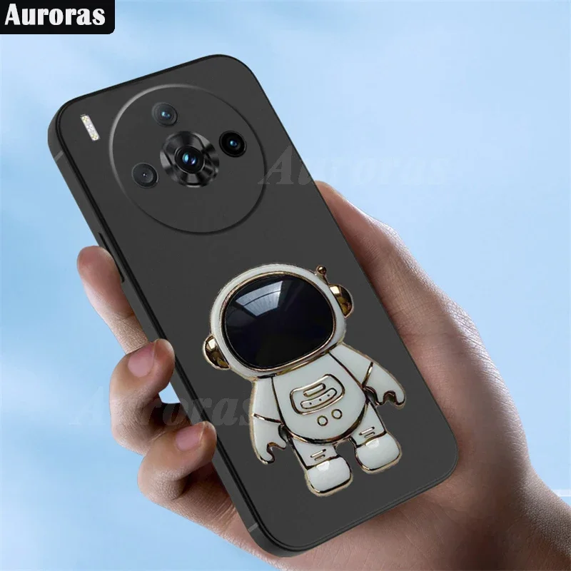 Skinlee For Nubia Z60S Z50S pro Case Astronaut Stand Bracket Silicone Shockproof TPU Cover For Nubia Z50 Z60 Ultra Back Casing