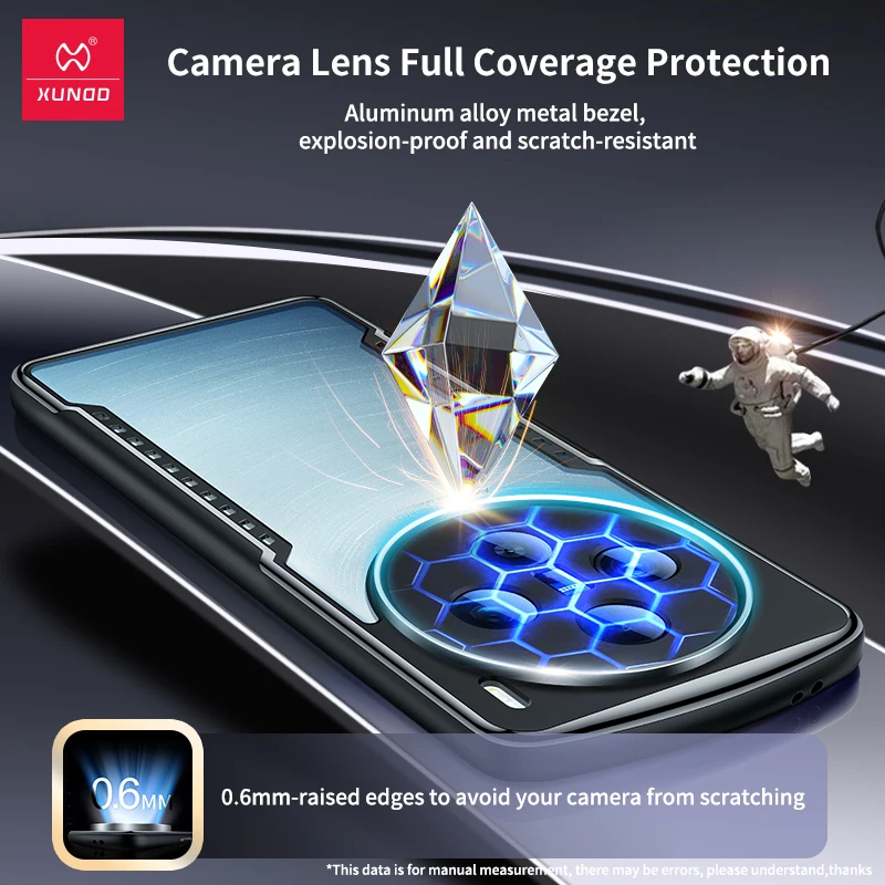 Xundd For VIVO X100 Case,Airbag Shockproof Shell Arc-shaped Edge Camera Full Protection Game Cover For VIVO X100