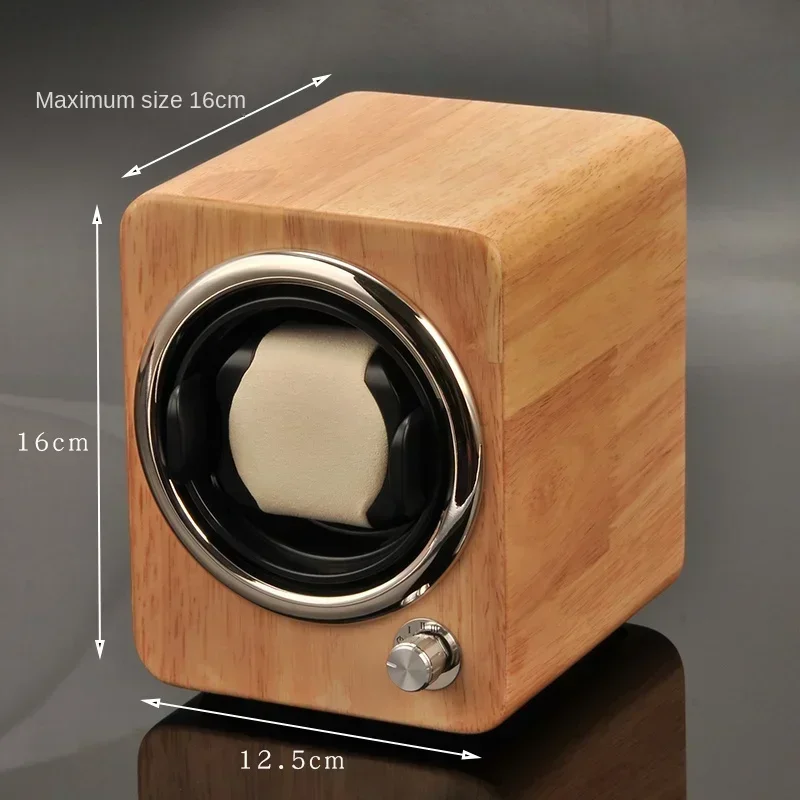 Solid Wood Watch Box Low Power Consumption Watch Winder Mechanical Shaker Automatic Chain Device Premium Organizer Chic Display