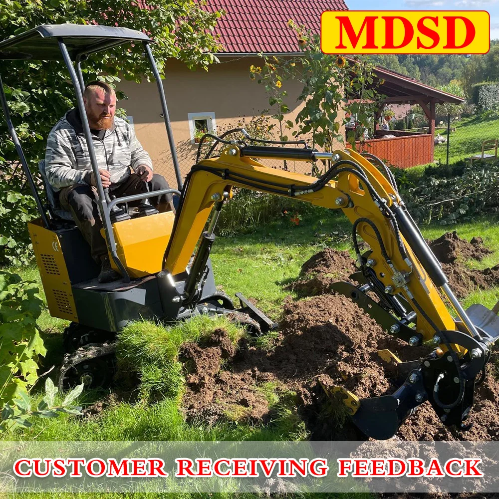 حفارة صغيرة ديزل موفرة للطاقة 1.8T حفار صغير حفارة صغيرة منخفضة الضوضاء معتمدة من مادة EPA موفرة للوقود للعمل لفترة طويلة #6