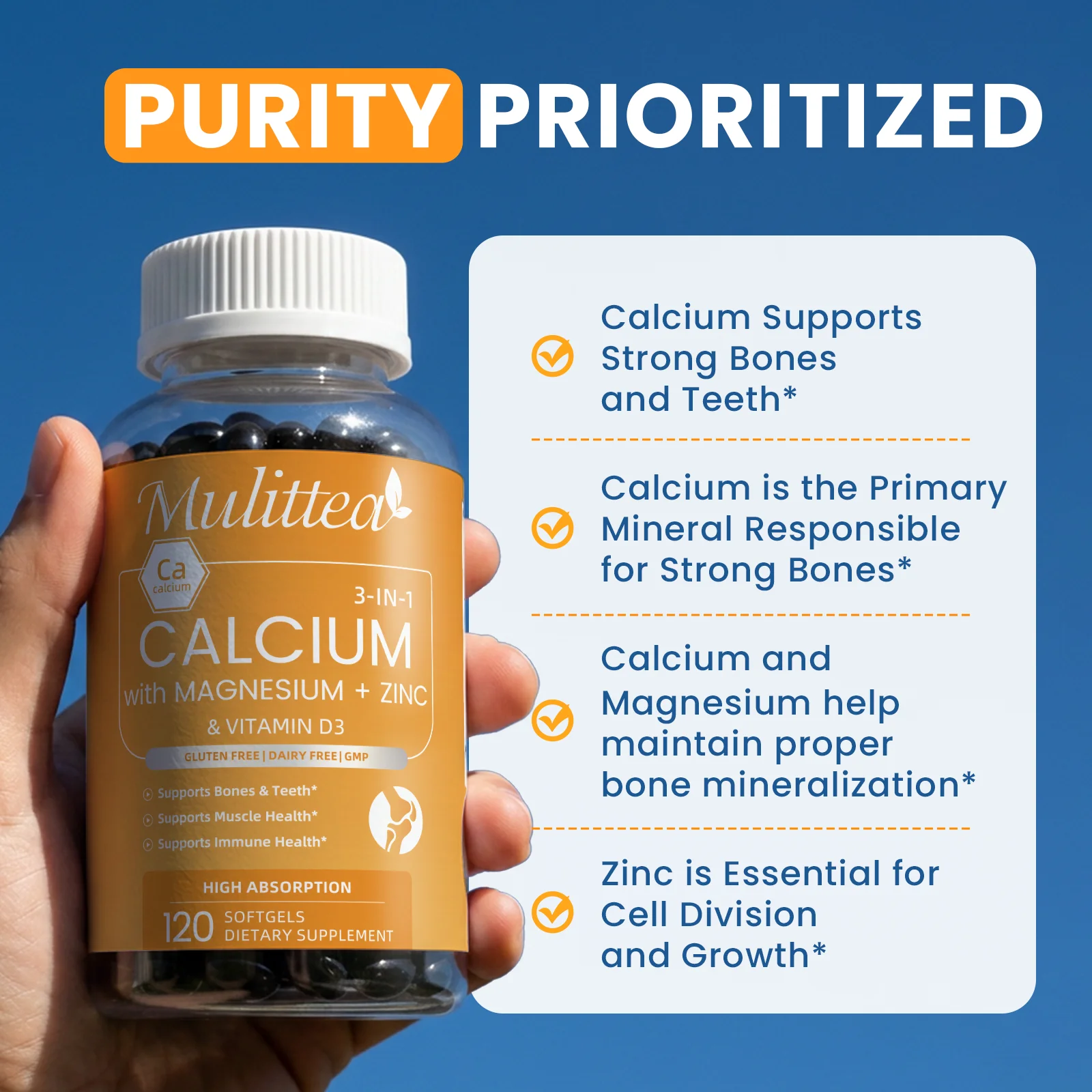 Mulittea 4 IN 1 Calcium Magnes - Health & Wellness Lafayette ulasan dan harga