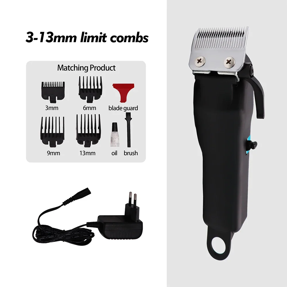 2025 Professional Barber Hair Trimmer Rechargeable Electric Finish Cutting Machine Beard Cordless Trimmer