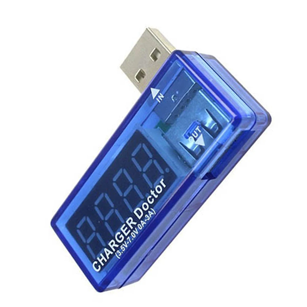 USB Power Diagnostic Meter With 5-Second Cyclic Display For Observing Voltage And Current Trends On USB Power Supplies