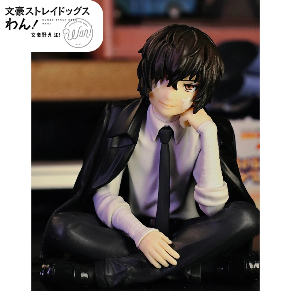 Figur Aksi Anime Jepang Osamu Dazai Bungo Stray Dogs, Koleksi Model PVC, Mainan Periferal, Hadiah