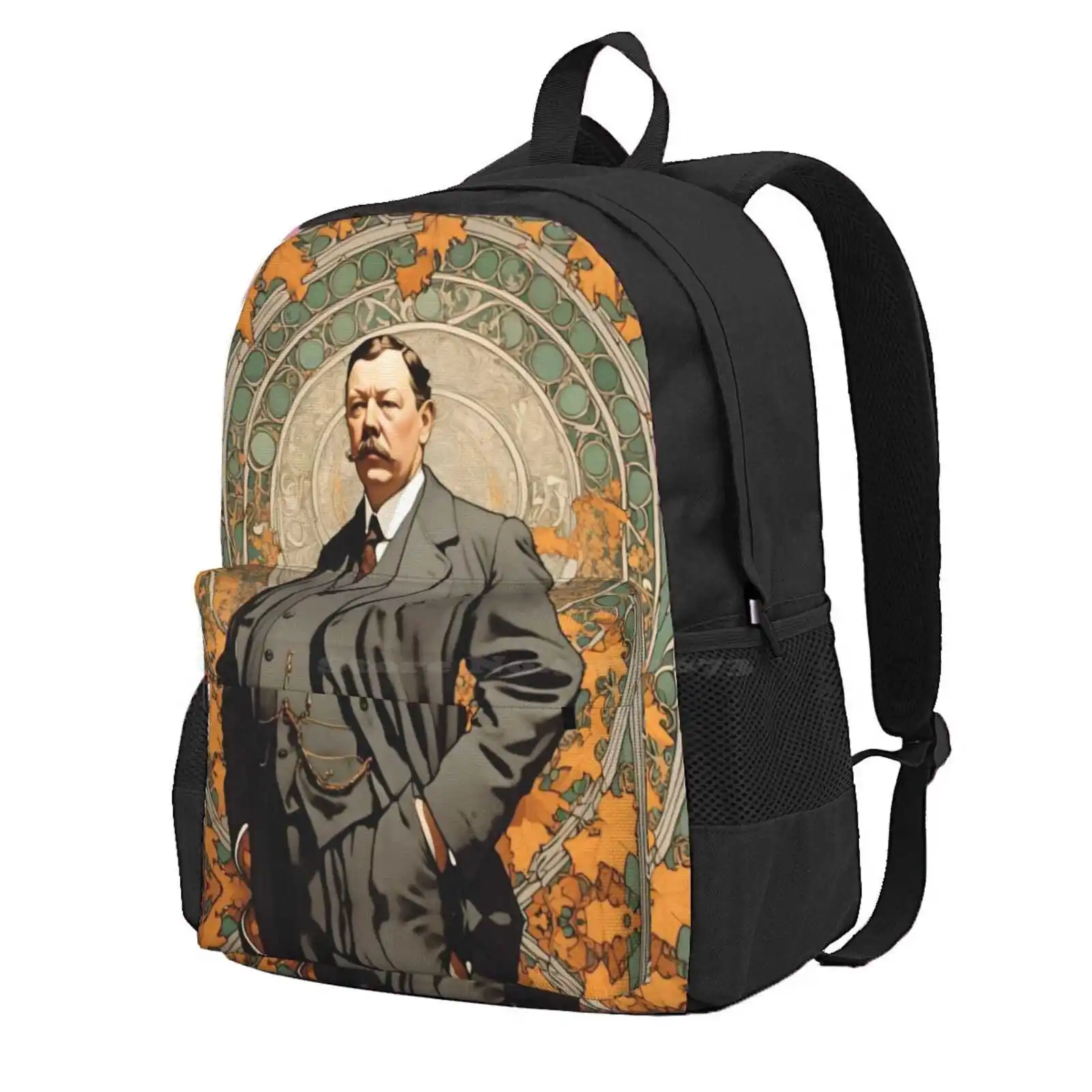 Sur Arthur Conan Doyle Hot Sale Schoolbag Backpack Fashion Bags Writer Author Conan Doyle Freemason Spiritism Occultism