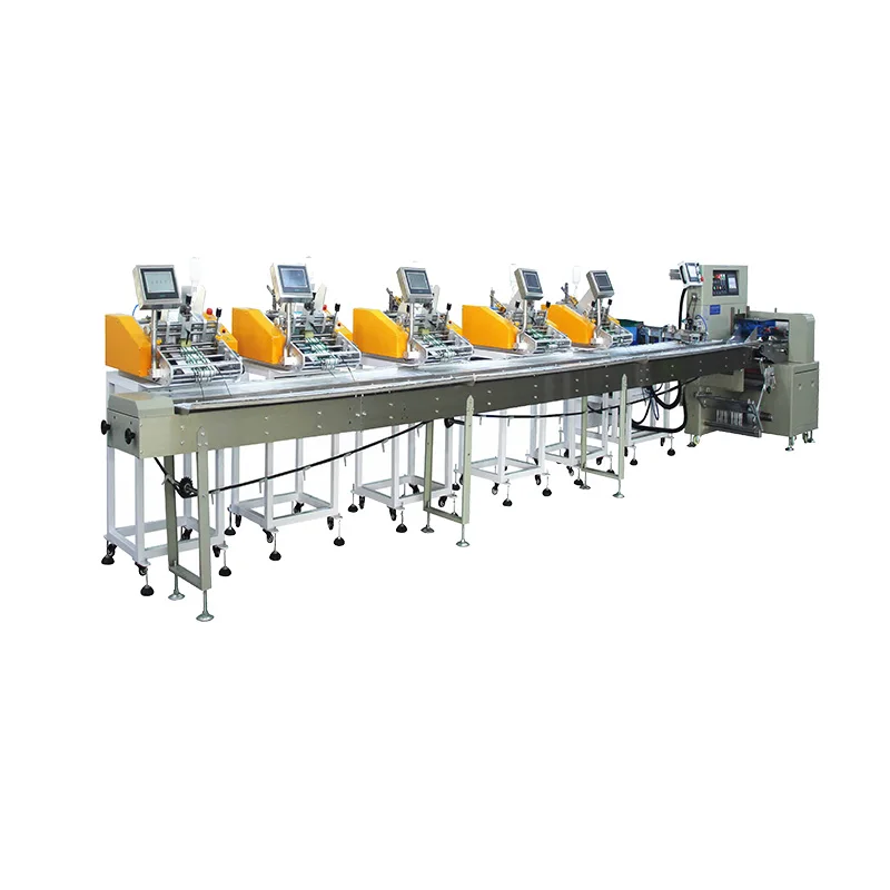 Pillow Type Automatic Counting Sealer Bag Packing Machine 3 Sides Sealing Plastic Bag