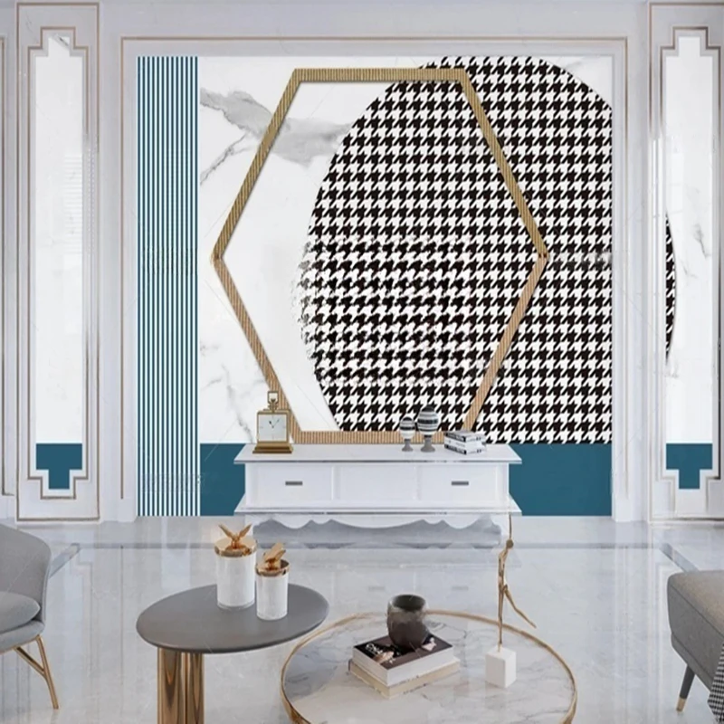 MU8680 Abstract Marble Texture Mural Wallpaper Custom Wall Covering Home Interior Decoration Wall Papers Papel De Pared 3D