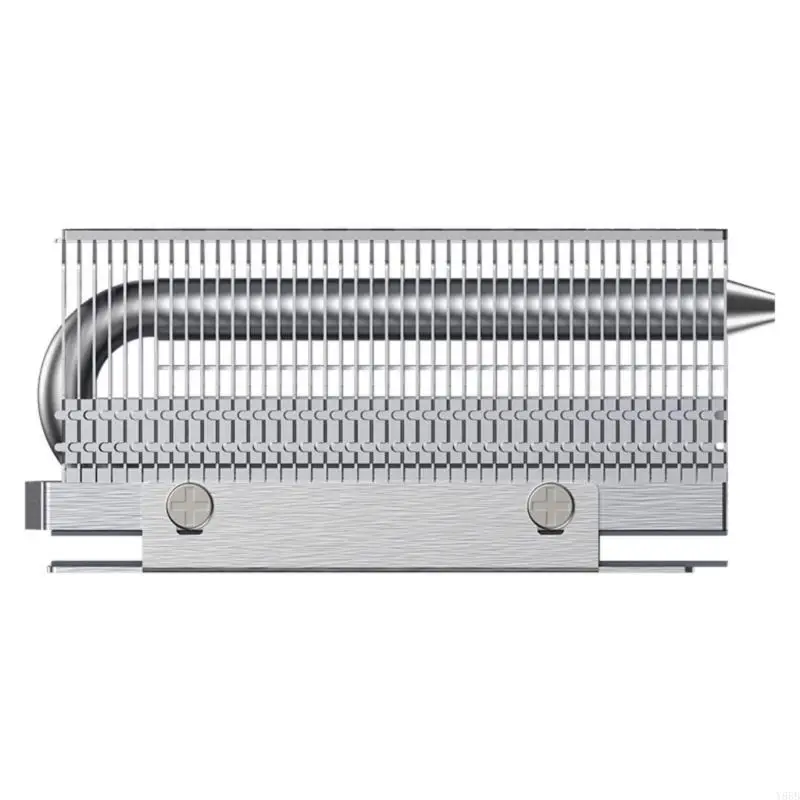 Y88B M.2 2280 SSD Heatsink Heat Sink Radiators 2xAGHP Heat Pipe SSD Radiators Reflows Welding with Thermal Silicone Pad