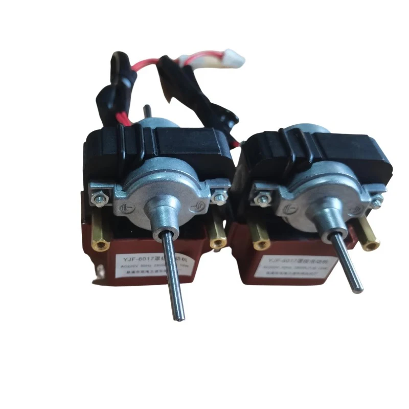 1 peça novo motor de pólo sombreado plástico epóxi encapsulado bobina de cobre puro freezer armário de exibição ventilador 220v50hz,110v60hz yjf6017