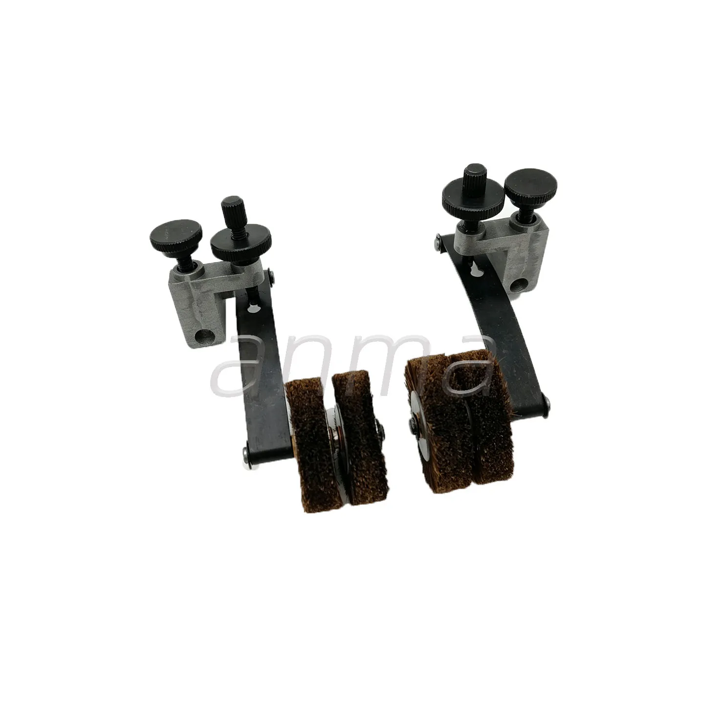 1 Pair Komori Double Row Hair Paper Wheel Printing Pressing Wheel Paper Hole 8mm Roller Assembly