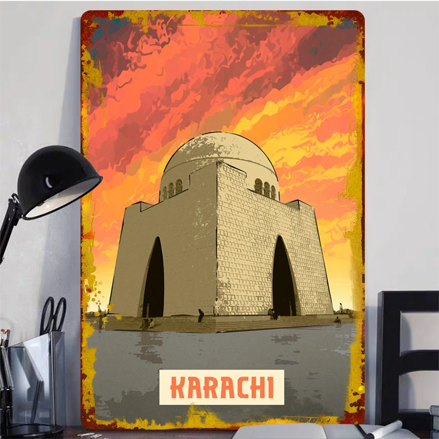 Карачи Пакистан Landmark в рам – обзор и цена Home Decor Karachi