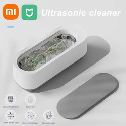 Limpiador ultrasónico Xiaomi de 360 grados, máquina de limpieza portátil profesional de alta frecuencia con vibración para joyería, gafas y relojes