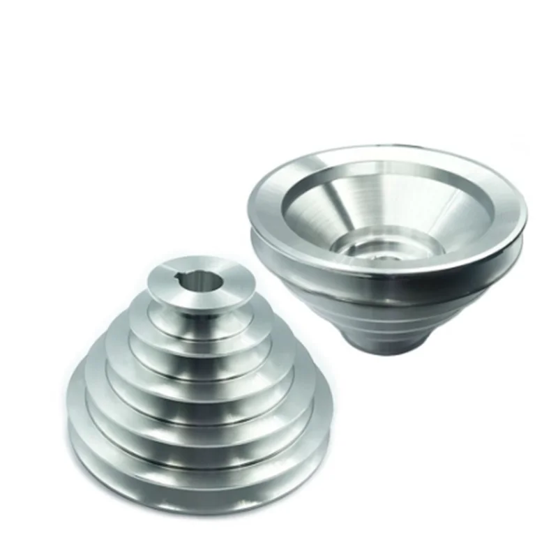 Bench Drill 54mm to 150mm Outer Dia 14 16 18 19 20 22 24 25 28mm Bore Aluminum A Type 5 Step Pagoda Pulley Wheel for V-Belt