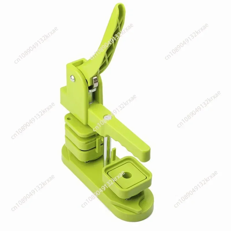 

Square Badge Button Maker 50x50mm Refrigerator Soft Magnet Making Blank Pin Button Badge Metal Plascit DIY Art Craft Machine