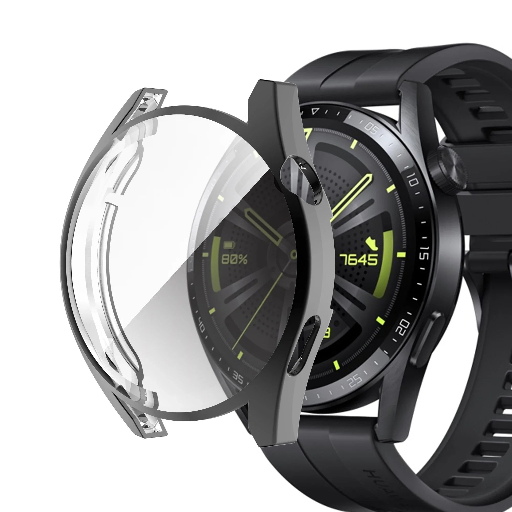 Per Huawei Watch GT3 46mm 42mm TPU Custodia elettrolitica Cover protettiva per paraurti Accessori