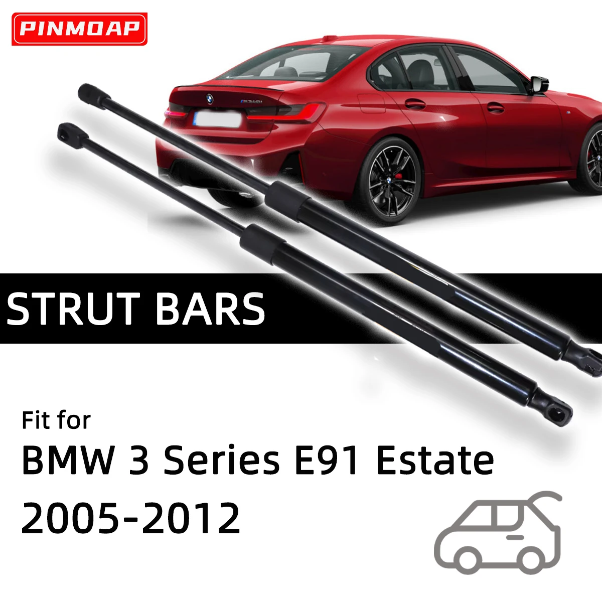 

For BMW 3 Series E91 Estate 2005-2012 Car Rear Trunk Gas Spring Shock Lift Pressure Rod 51247127875