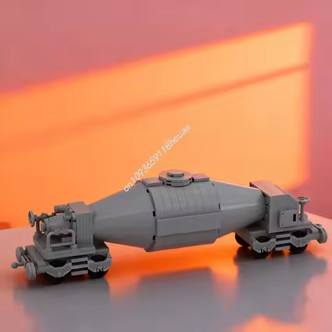 210pcs MOC Train Steel Mill Bottle Car Trained Model Building Blocks Construction DIY Toys Idea Christmas Gifts Education Kids