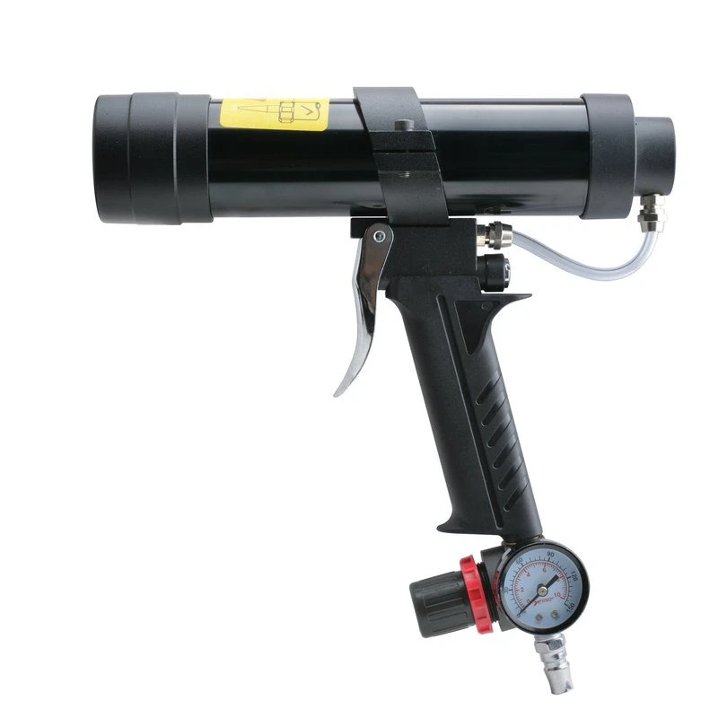 Adjustable Speed Pneumatic Caulking Gun for 310ML Hard Cartridge, 400ML/600ML Sausage Soft Pack Sealant