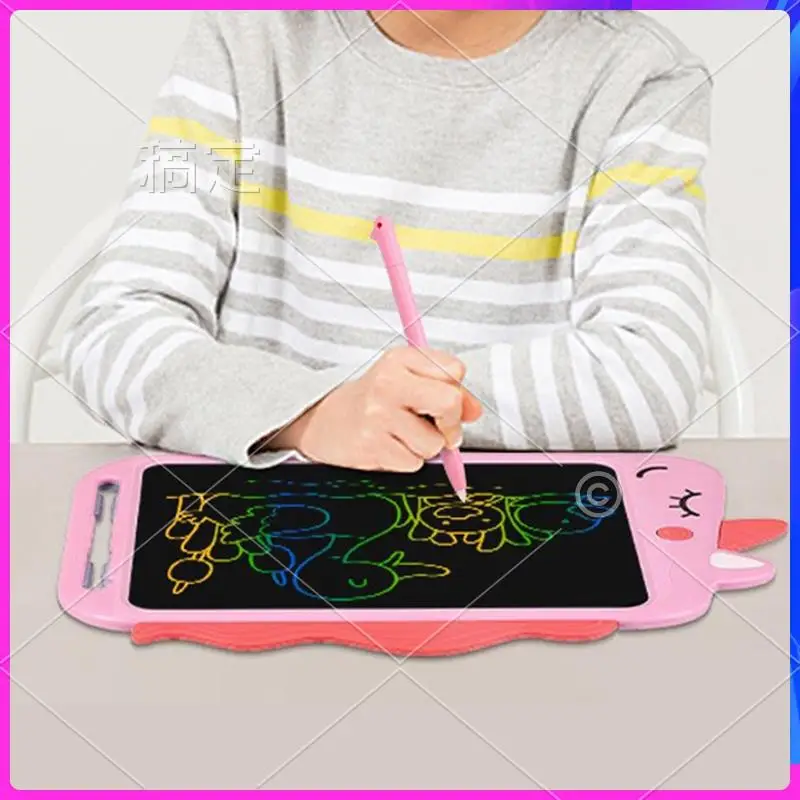 

AP-10 Inch Handwriting Tablet Children's Smart LCD Writing Tablet Colorful Handwriting Cartoon Graffiti Writing Tablet,B Durable