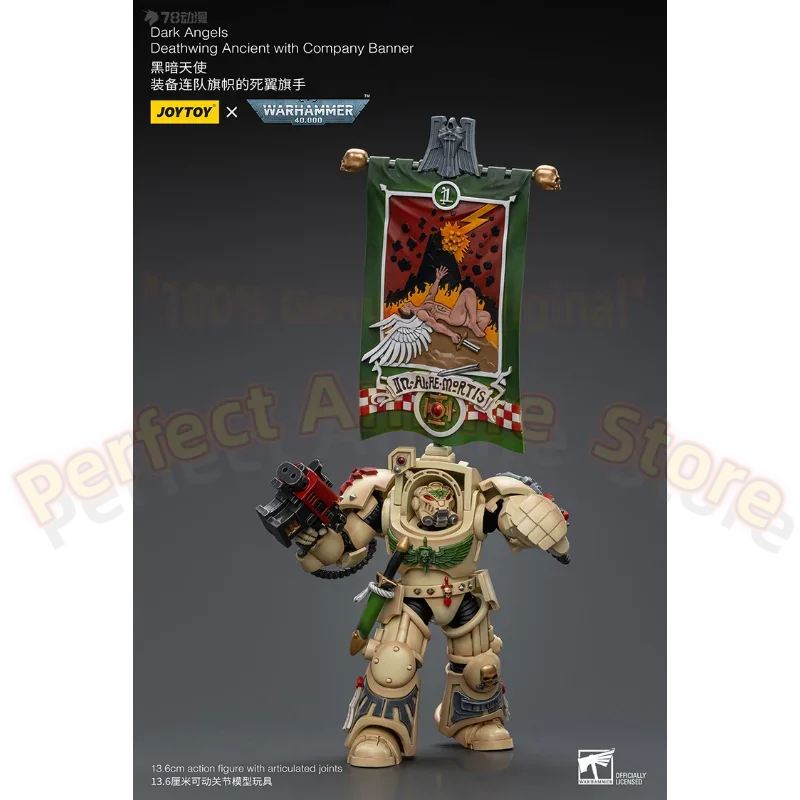 JOYTOY Warhammer Astartes Dark Angel Deathwing Warriors Flag Bearer and Assault Master Action Figure Collection Gift Ready Stock