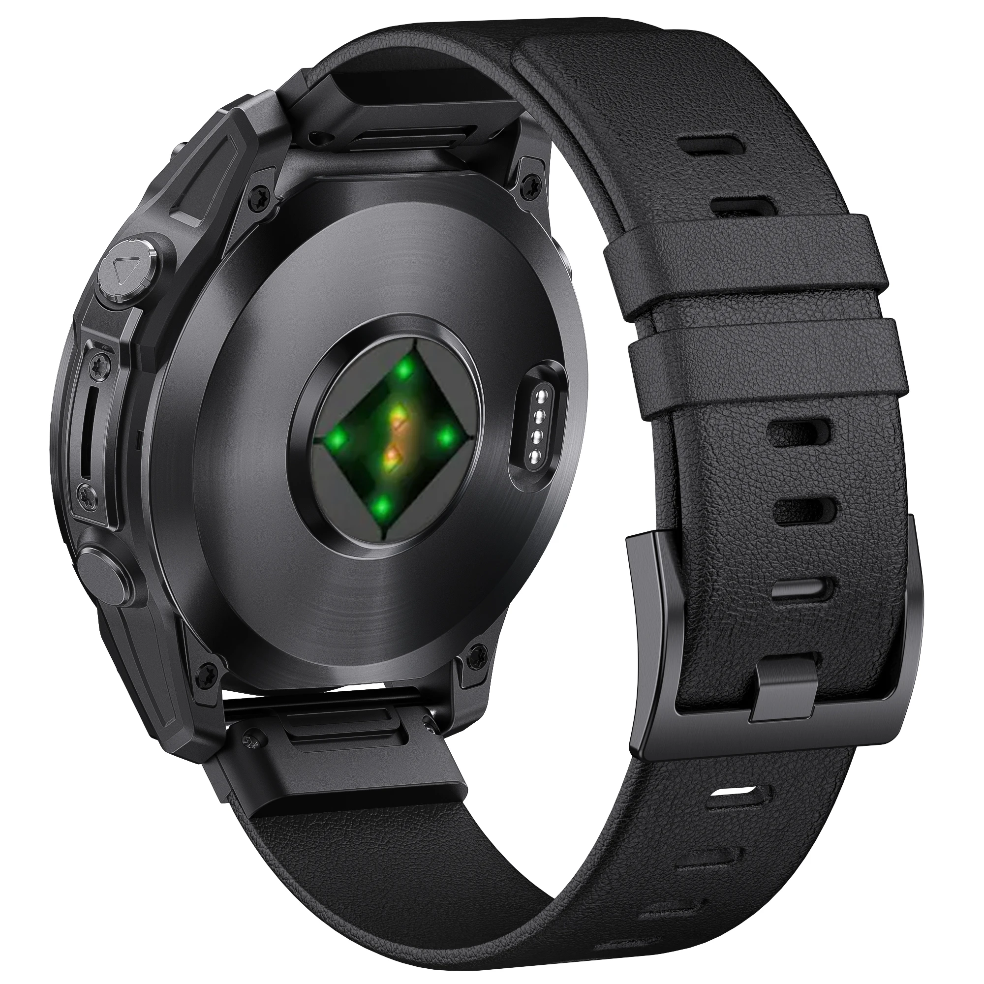 22 26mm pulseira de couro fácil ajuste para garmin fenix8 47/51mm 5 5xplus 6 6xpro 7 7x instinto2x pulseira de relógio tactix7