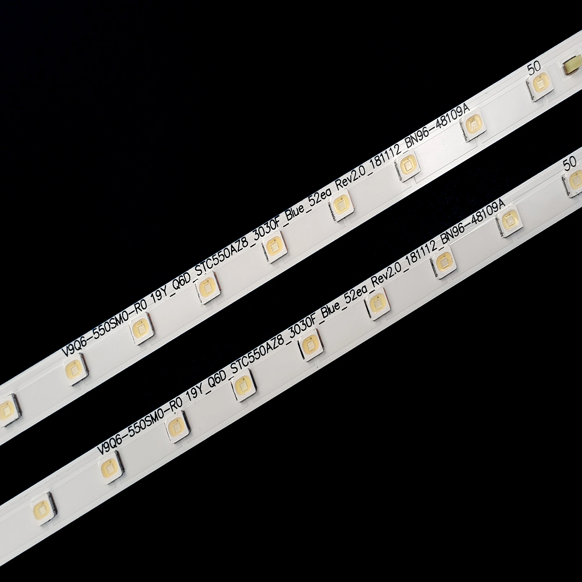 Kit 2pcs LED bar For Samsung QE55Q67RAT QN55Q60RAF QN55Q60RAG QN55Q60 BN61-16156A V9Q6-550SM0-R0 19Y_Q60_STC550AZ8 BN96-48109A