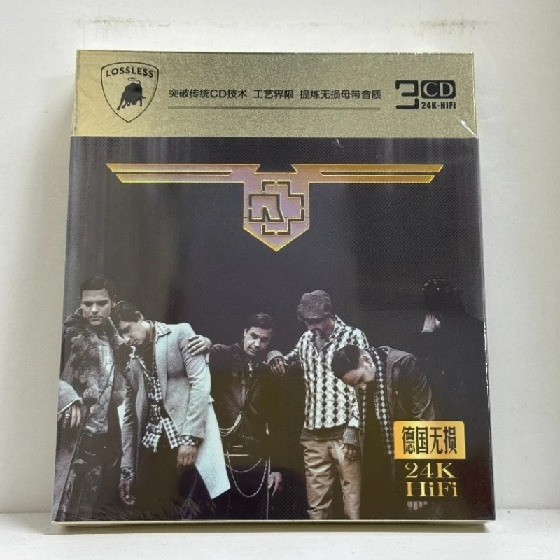 24K verguld Hi-Fi lossless 3CD set Duitse industriële heavy metal muziek CD met klassieke tracks Du Hast Sonne fanmuziek cadeau's