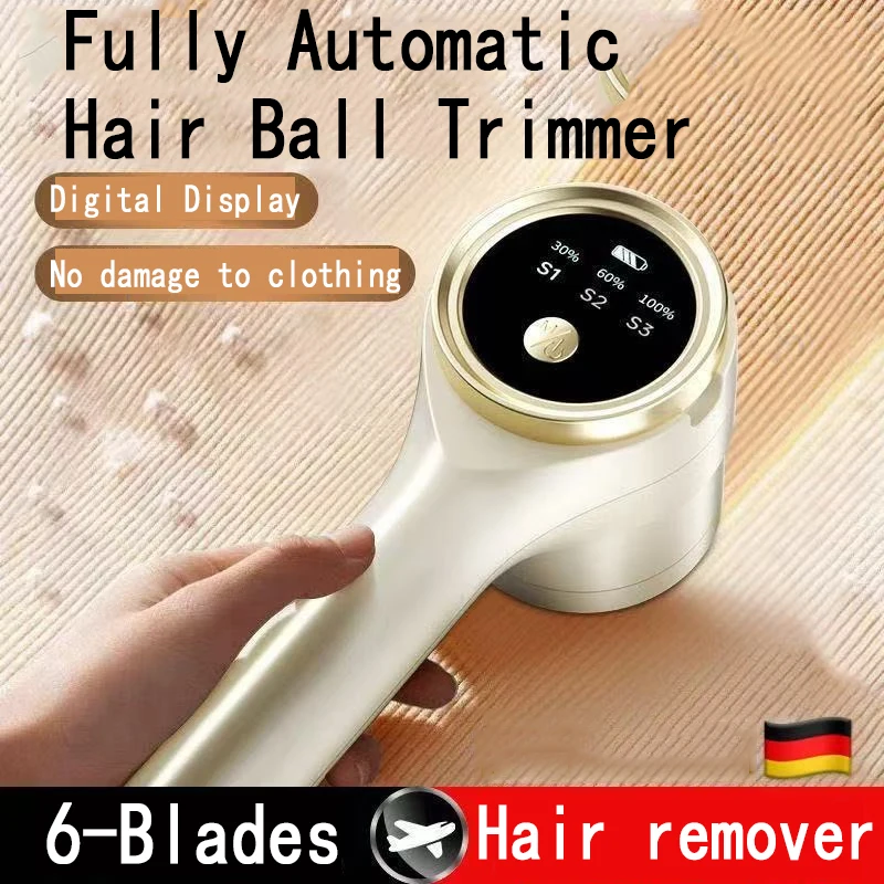 

Полностью автоматический триммер для волос, бритва для домашней одежды, станок для бритья с цифровым дисплеем, средство для удаления шариков с одежды, средство для удаления волос