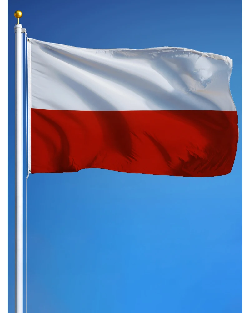 60x90cm 90x150cm Thuringia pl pol poland flag For Decoration 2x3ft/3x5ft The National flag