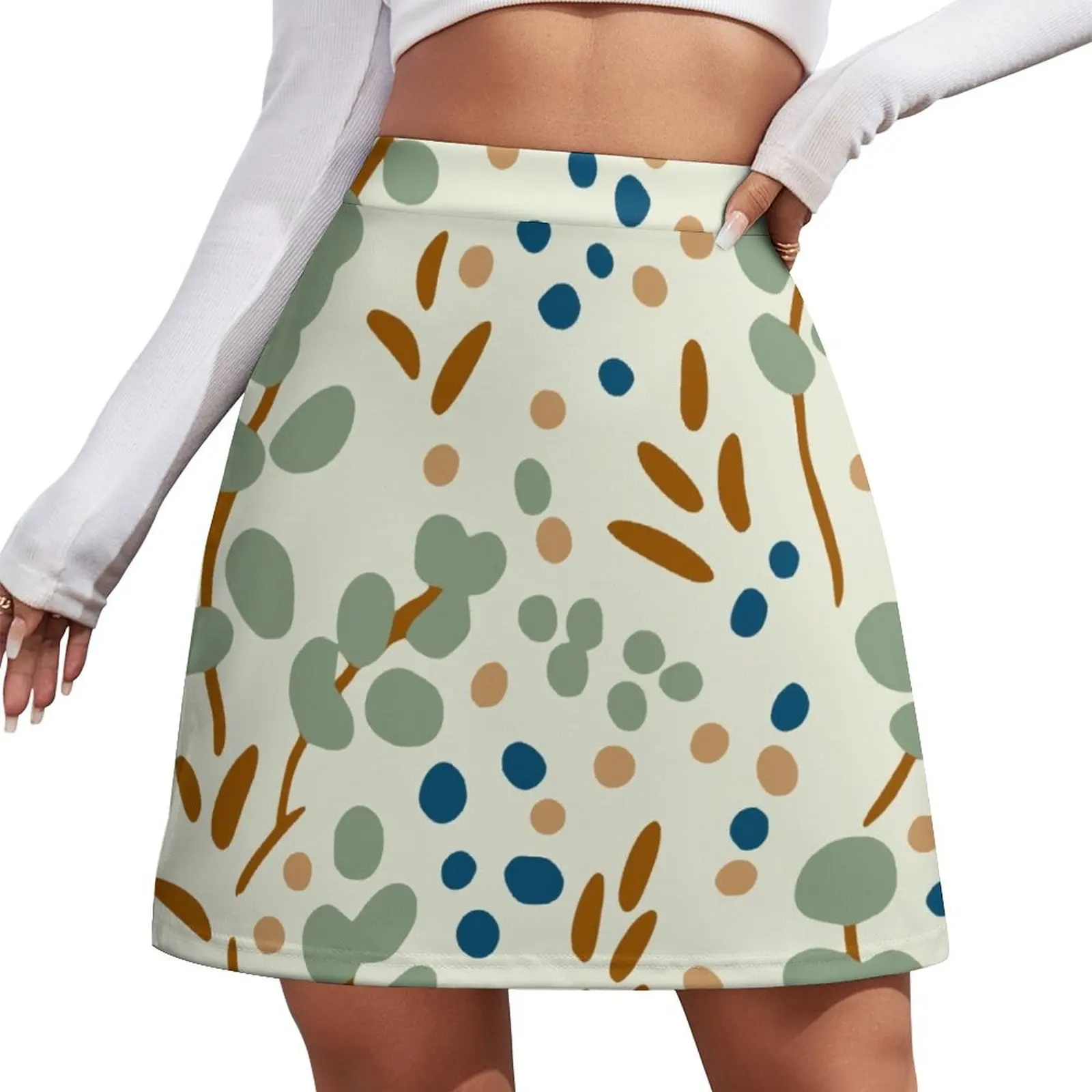 

Мини-юбка Green Baby's Breath, миди-юбка для женщин, летние юбки, женская одежда для гольфа, летняя одежда