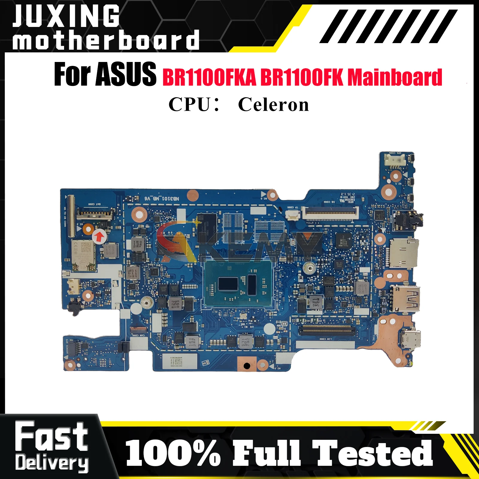 

Материнская плата для ноутбука BR1100FKA для ASUS ExpertBook BR1100F BR1100FKA, материнская плата для ноутбука с процессором Celeron, 100% тестирование, ОК, быстрая доставка
