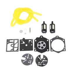 K10-HDC Carburetor Diaphragm Fuel Filter Fuel Line Chainsaw Trimmer Parts Kit for Homelite XL 2 & Super 2 for Walbro HDC Carb