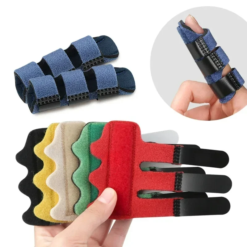

Pain Relief Trigger Finger Fixing Splint Straighten Brace Adjustable Sprain Dislocation Fracture Finger Splint Corrector Support
