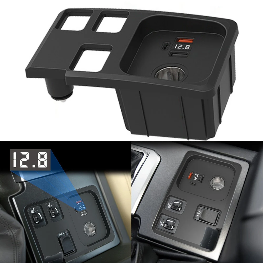 

For Land Cruiser Prado 150 J150 2010 2017 Left Hand Drive Splitter Adapter Supporting Multiple Device Charging