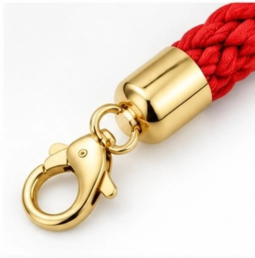 Versatile Braided Crowd Control Rope Guardrail Lanyard for Ceremonies Movie Theaters Parties Stanchion Barrier Rope