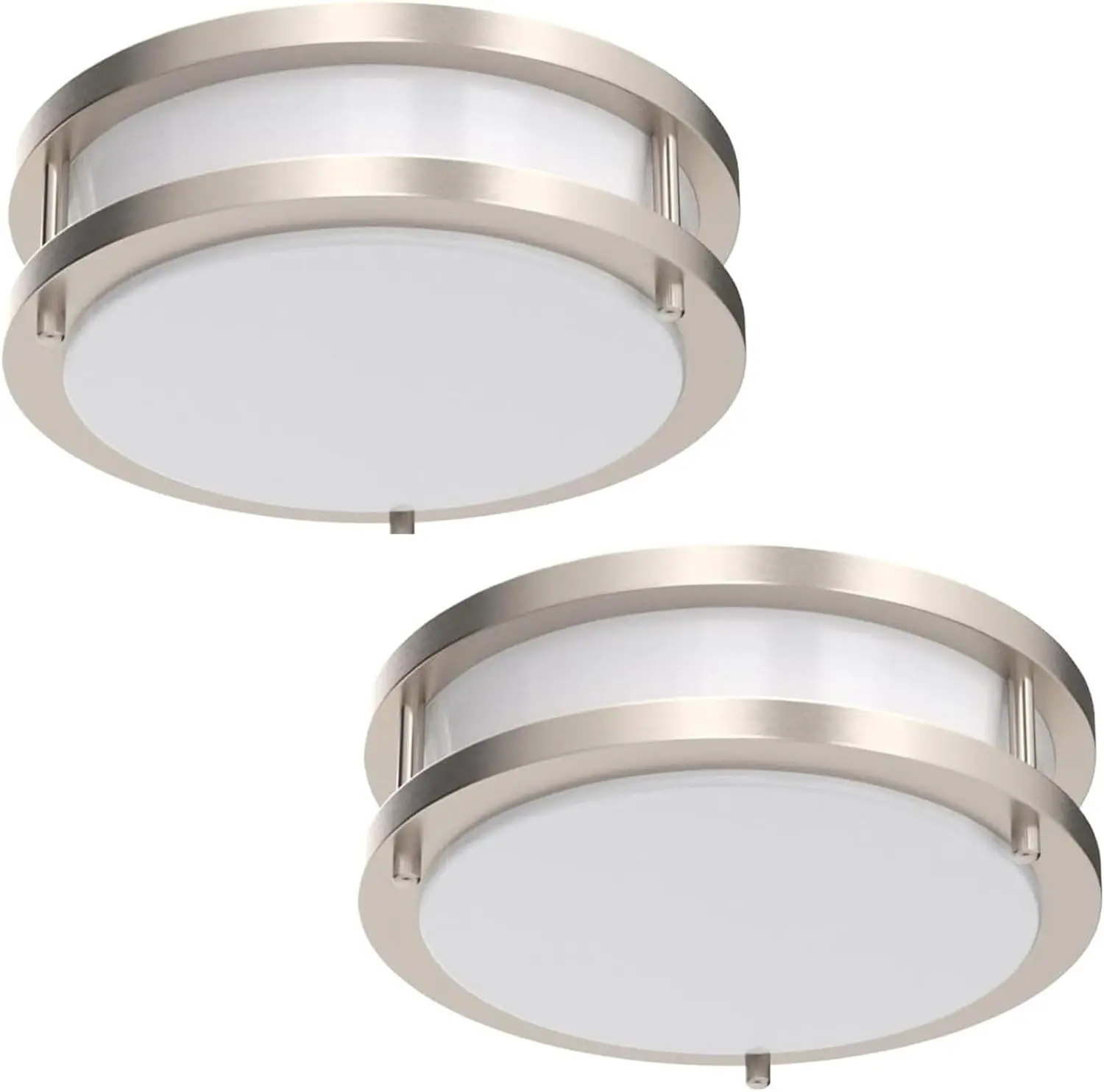 Plafonnier LED à Intensité Réglable de 36W et 12 Pouces, Luminaire de Plafond Encastré pour Chambre à Coucher, Cuisine